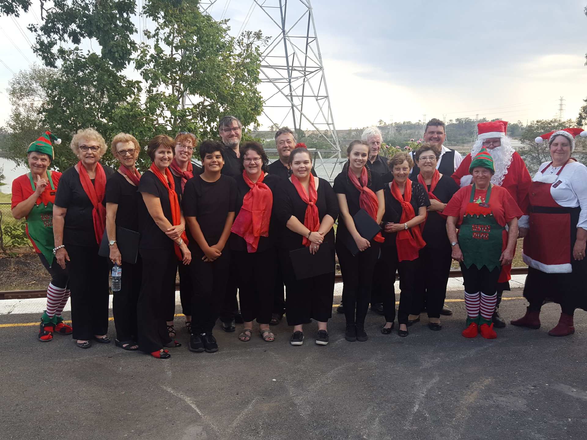 Carols at Swanbank for the Queensland Pioneer Steam Railway